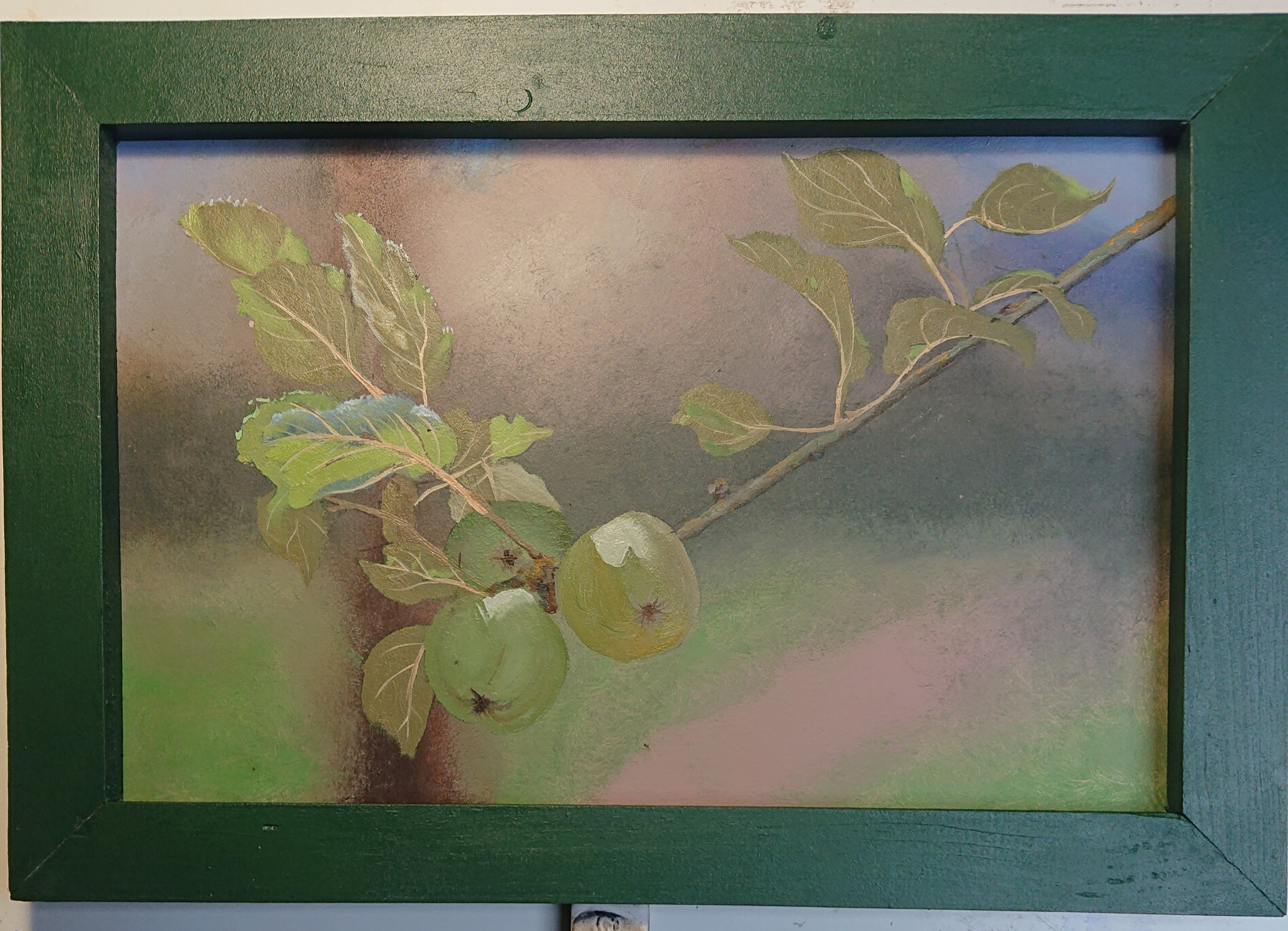 Triptyque Fleurs de pommier — Été