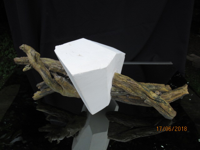 Bois ciré et plâtre